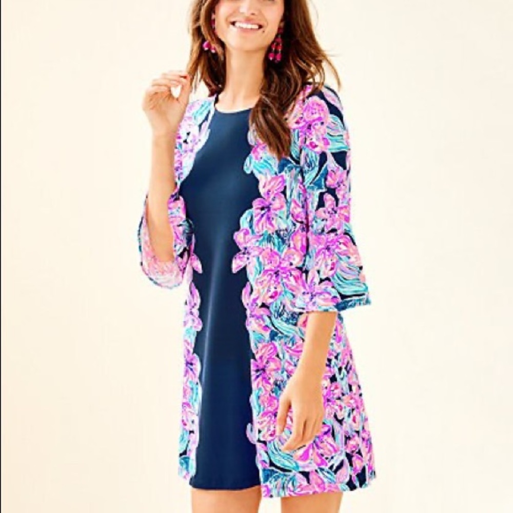 Lilly Pulitzer Ophelia Swing Flounce Sleeves Dress